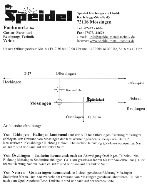 Anfahrt-Beschreibung